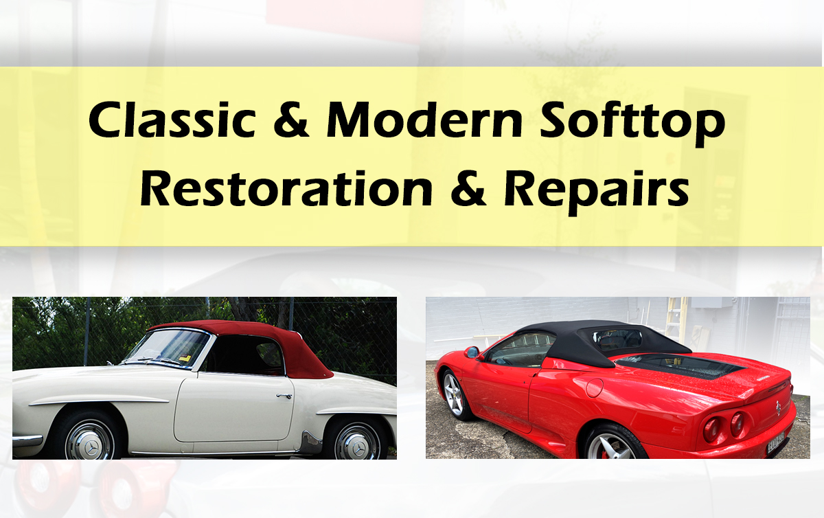 Classic & Modern Softtop Restoration & Repairs