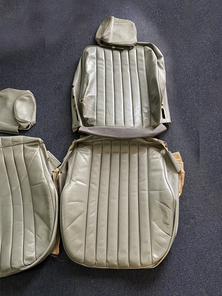 Mercedes W107 Original Second Hand Seat Covers Damaged 2