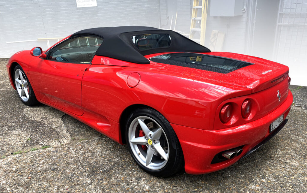 Ferrari 360 Spider Softtop restoration